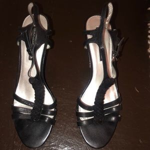 Women’s black heals